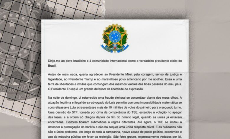 Advogados acionam PF por uso de brasão da República em carta de Flávio